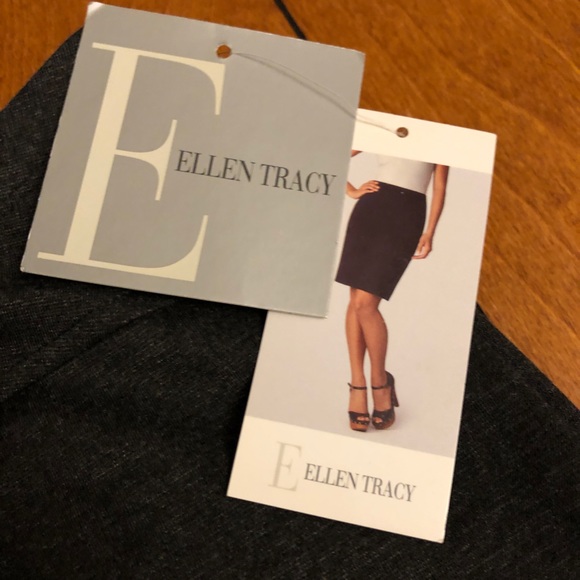 NWT Ellen Tracy Stretch Pencil Skirt, Size M - Picture 6 of 7
